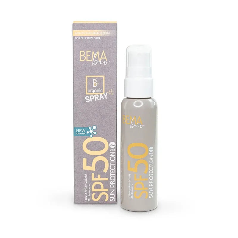 Spray Solaire haute protection SPF 50 BEMA certifié Bio
