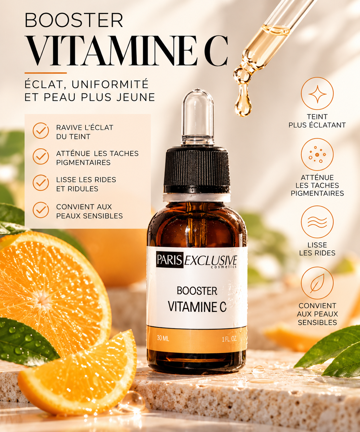 BOOSTER VITAMINE C 20% EN SOLUTION | 30 ML